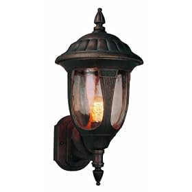 Design House 512293 Stratford Outdoor Uplight, 25.25-Inch by 8.5-Inch, Weathered Bronze