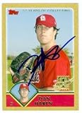 Dan Haren Autographed/Hand Signed Baseball Card 2003 Topps Traded #T234 Gold (St. Louis Cardinals -