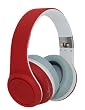Fanny Wang 2000 Series Over-Ear Wangs Luxury Headphones with Selectable Bass Boost and Apple Integrated Remote and Mic - Red/White (FW-2003-RED-WHI)