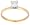 14k Yellow Gold Princess Cut Solitaire Diamond Engagement Ring (1/2 ct, H-I Color, SI2-I1 Clarity)