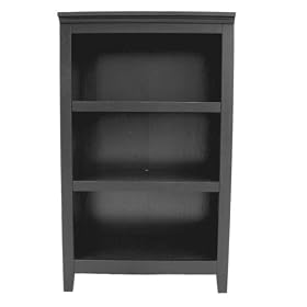 3 Shelf Bookcase Ebony