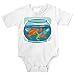 Onesie with tank, fish, goldfish, swimming