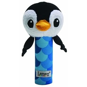 Lamaze High Contrast Bend And Squeak Penguin Baby Toy