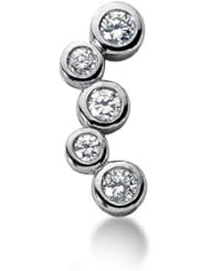 1.75 ctw Diamond journey bezel Pendant With Chain 14k Gold,pd843