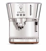 Krups XP4600 Silver Art Collection Espresso Machine with Precise Tamp, Stainless Steel/Chrome