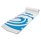 SoftTropic Comfort Foam Floating Mattress - White/ Blue