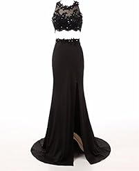 Chiffon Applique Prom Dress 