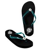 Miami Dolphins Women's Wedge Flip Flop