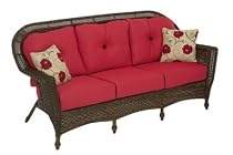 Big Sale Chicago Sonoma Outdoor All Weather Wicker 3 Seat Sofa