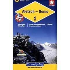 Aletsch / L�tschental / Goms 1 : 60 000. Wanderkarte