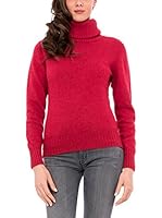 Conte of Cashmere Jersey Cuello Vuelto (Rojo)