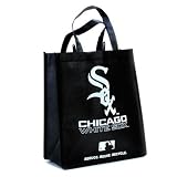 MLB Chicago White Sox Black Reusable Tote Bag