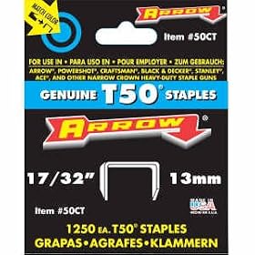 Genuine T50 Staples 17 32 by Arrow