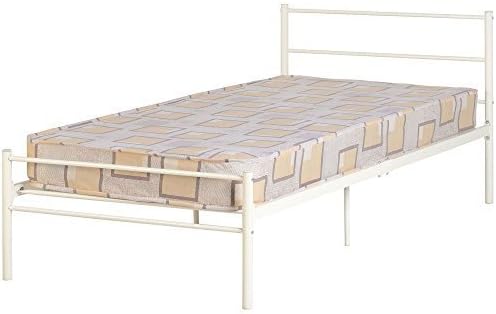 Devon 3' Bed in White by DPP British