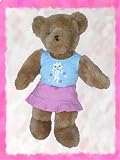 464 - Flip Skirt & Pretty Kitty Top Clothes for 14 - 18 Stuffed Animals and Dolls