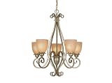Mont Blanc Chandelier Finish: Antique Brass