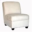 Cream Micro Fiber Accent Chair By Wholesale Interiors