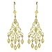 14K Yellow Gold Fancy Chandelier Earrings Cheap