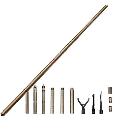 Toni Outdoor training stick martial arts sticks, camping adventure self-defense weapons, multi-functional tool, magic "golden cudgel (gold)