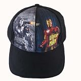 Iron Man Baseball Cap - Marvel Iron Man Hat (Black)