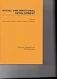 Social and emotional development