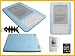 Value Combo- Blue Silicone Case for Amazon Kindle 2 (2nd Generation) Ebook Reader +LCD Screen Protector+ Free Fishbone Style Keychain