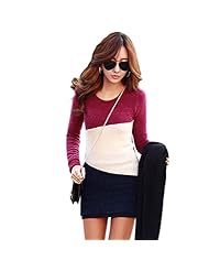 Sweater Cotton/Knit Long Sleeves Jumper/Mini Dress 