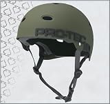 PRO-TEC Omar Hassan B2 Skate Stage 2 Liner Army Green Medium Skateboard Helmet
