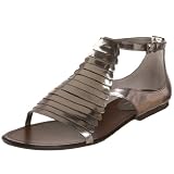Maria Sharapova Collection by Cole Haan Women's Gwaltney Gladiator Sandal,Gunmetal Mirrored,7  B