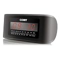Coby CRA54BLK Digital AM/FM Alarm/Clock Radio, Black