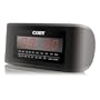 Coby CRA54BLK Digital AM/FM Alarm/Clock Radio, Black