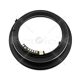 Fotodiox Pro Lens Mount Adapter with Dandelion AF Focus Confirmation Chip – Mamiya 645 Lens to Canon EOS adapter, for Canon 1d,1ds,Mark II, III, IV 5D, 5D Mark II, 7D, 10D, 20D, 30D, 40D, 50D, Rebel xt, xti, xs, xsi, t1i, T2i, 300D, 350D, 400D, 450D, 500D, 550D, 1000D