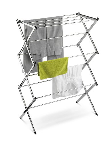 Honey-Can-Do Commercial 42-Inch Clothes Drying Rack, Chrome