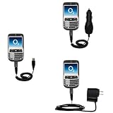 Deluxe Kit for the O2 XDA Cosmo includes a USB cable with Car and Wall Charger - Gomadic Brand w/ TipExchange Technology