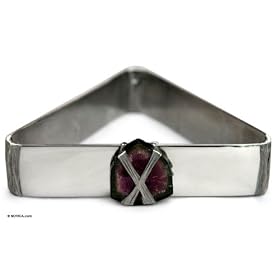 Tourmaline bracelet, 'Temptress' by