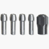 Quick Change Collet Nut Kit Includes 4 Collets and 1 Chuck