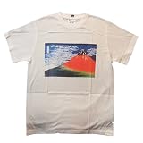 【印　IN TOKYO】浮世絵 赤富士Tシャツ　綿100％　M～3L