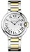 Cartier Midsize Ballon Bleu Stainless Steel and 18K Gold Watch #W69008Z3