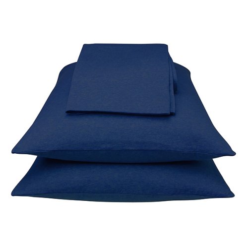 Admiral Jersey Twin Sheet Set, Blue