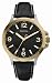 Nautica A20029G Gents Brushed Sliver & Gold Case/ Black Dial/ 3 Hand
Movement with Date/ Black Croco Pattern
Leather Strap