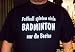 Fussball spielen viele, Badminton nur die Besten; Frauen T-shirt schwarz