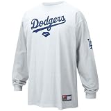 Nike L.A. Dodgers White Practice Long Sleeve T-Shirt