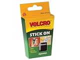 from Velcro Velcro Stick On Squares (pack 24) 25mm Black Model 60236