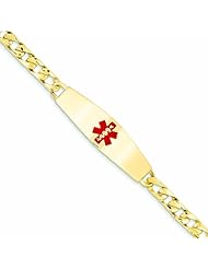 14K Gold Medical Jewelry Bracelet 8 Inches
