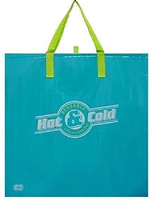 20"x20" Insulated Tote Bag, Aqua Blue