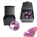 Boxed Pink Diamond PaperWeight - 80mm