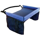 Star Kids Snack & Play Travel Tray, Navy Blue