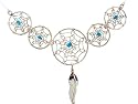 Beautiful! Artist: Lorenzo Arviso Sterling-silver Navajo Dream Catcher Turquoise necklaces-pendant
