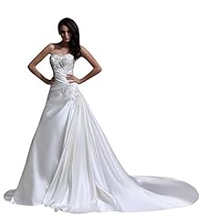 Strapless Lace-Up Polyester/Satin Off the Shoulder  Dress