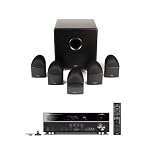 Yamaha RX-V471BL and Mirage NanoSat 5.1 Home Theater Package (Black)